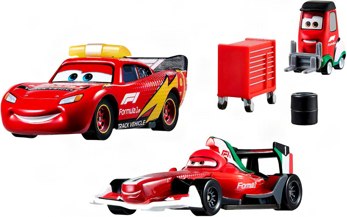 Mattel Disney Pixar Cars x Formula 1 Diecast 3-Car Set