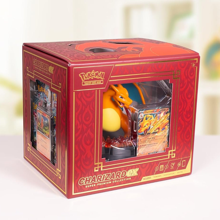 Pokémon TCG Charizard ex Super-Premium Collection Box 10 Booster Packs