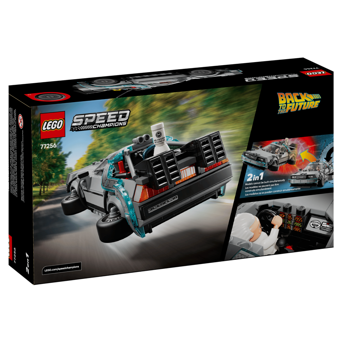 LEGO Speed Champions Time Machine from Back to the Future 77256 Building Set