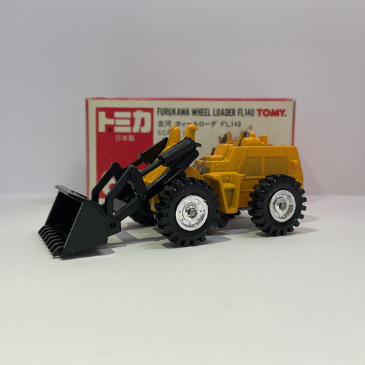 1972 Takara Tomy Tomica No.63 Furukawa Wheel Loader FL140 1/79 Made in Japan