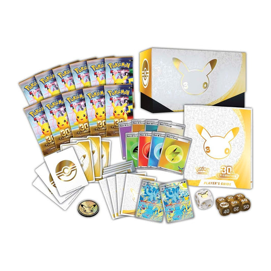 Pokémon TCG 30th Celebration Elite Trainer Box 9 Booster Packs