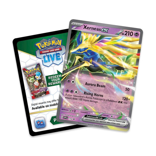 Pokémon TCG Scarlet & Violet Azure Legends Tin Xerneas ex