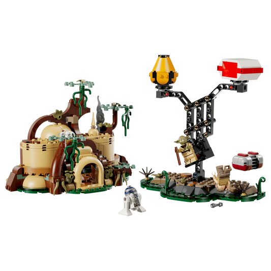 LEGO Star Wars SMART Play Yoda's Hut and Jedi Training 75422 Building Set 440 Pieces