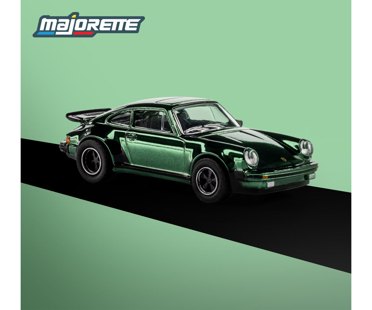 Majorette Collection 1975 Porsche 930 Turbo Green 1:64 Die-Cast Model Car