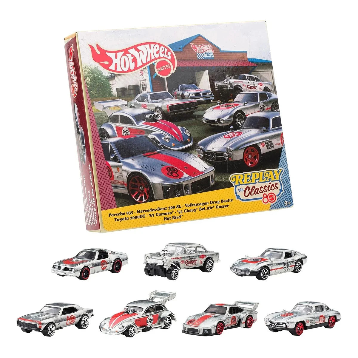 Hot Wheels Replay the Classics 80th Anniversary Mattel