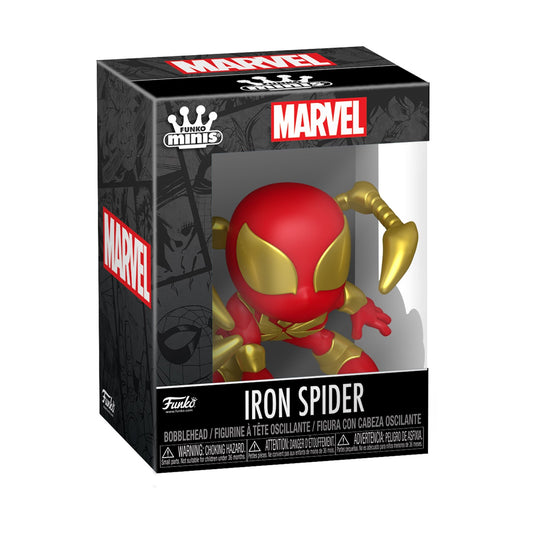 Funko Minis Marvel Iron Spider Bobblehead Collectible Figure (2025)