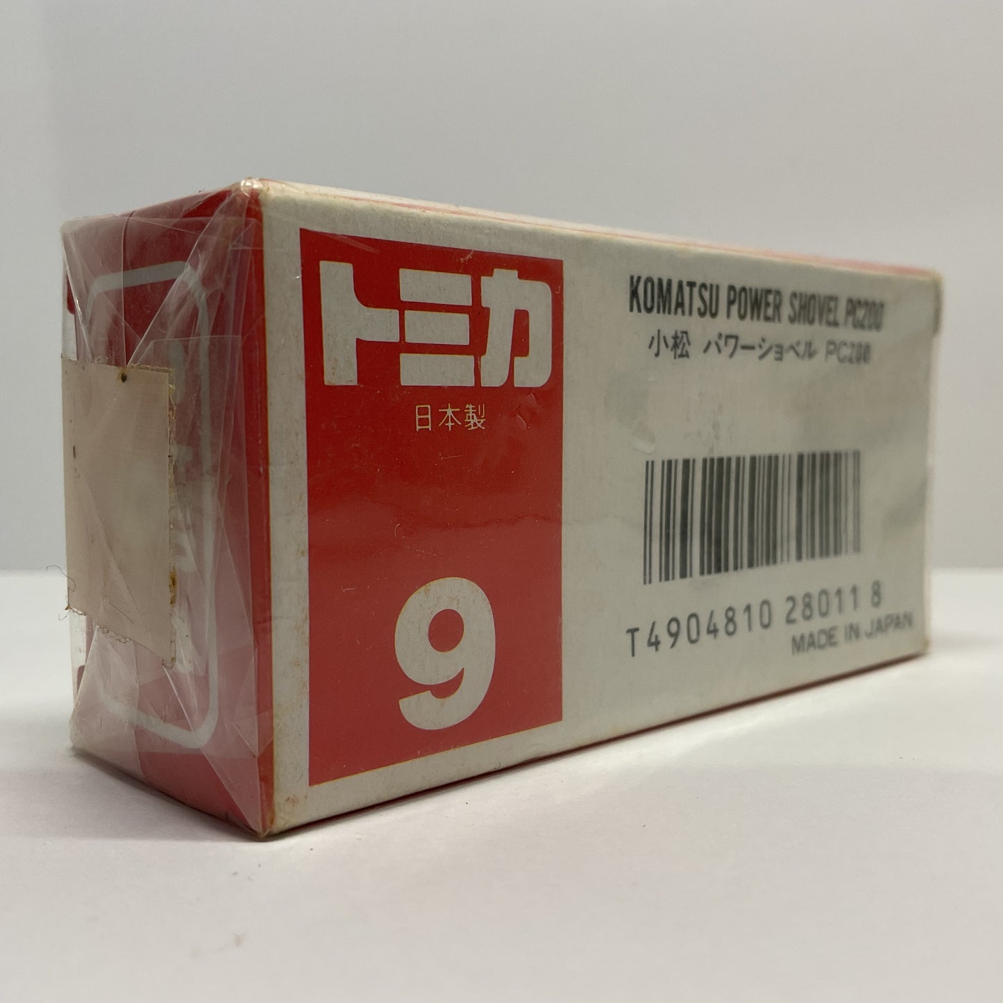 1981 Takara Tomy Tomica No.9 Komatsu Power Shovel PC200 1/122 Made In Japan