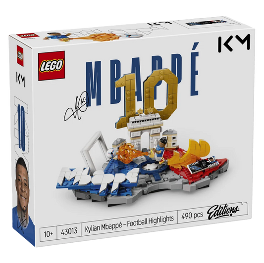 LEGO Editions Kylian Mbappé Football Highlights 43013 Building Set 490 Pieces