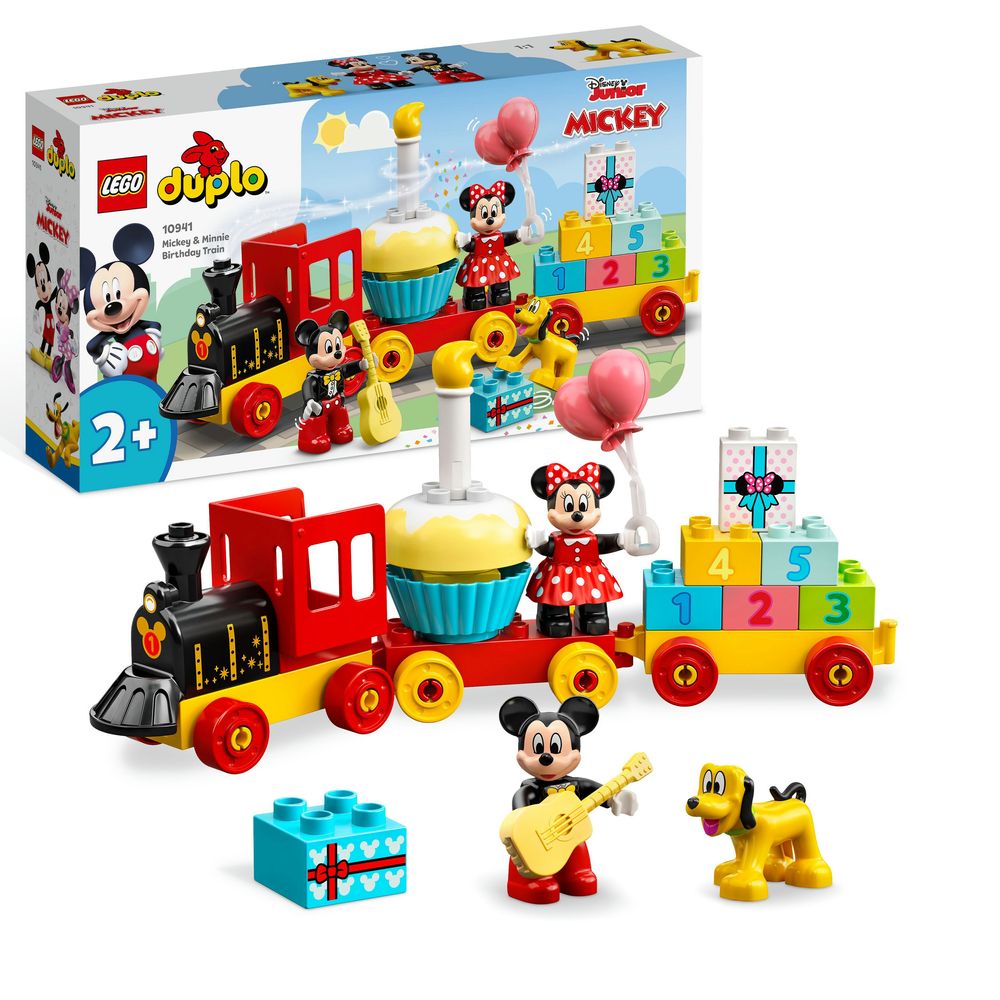 LEGO DUPLO Disney Mickey & Minnie Birthday Train 10941 Building Set 22 Pieces
