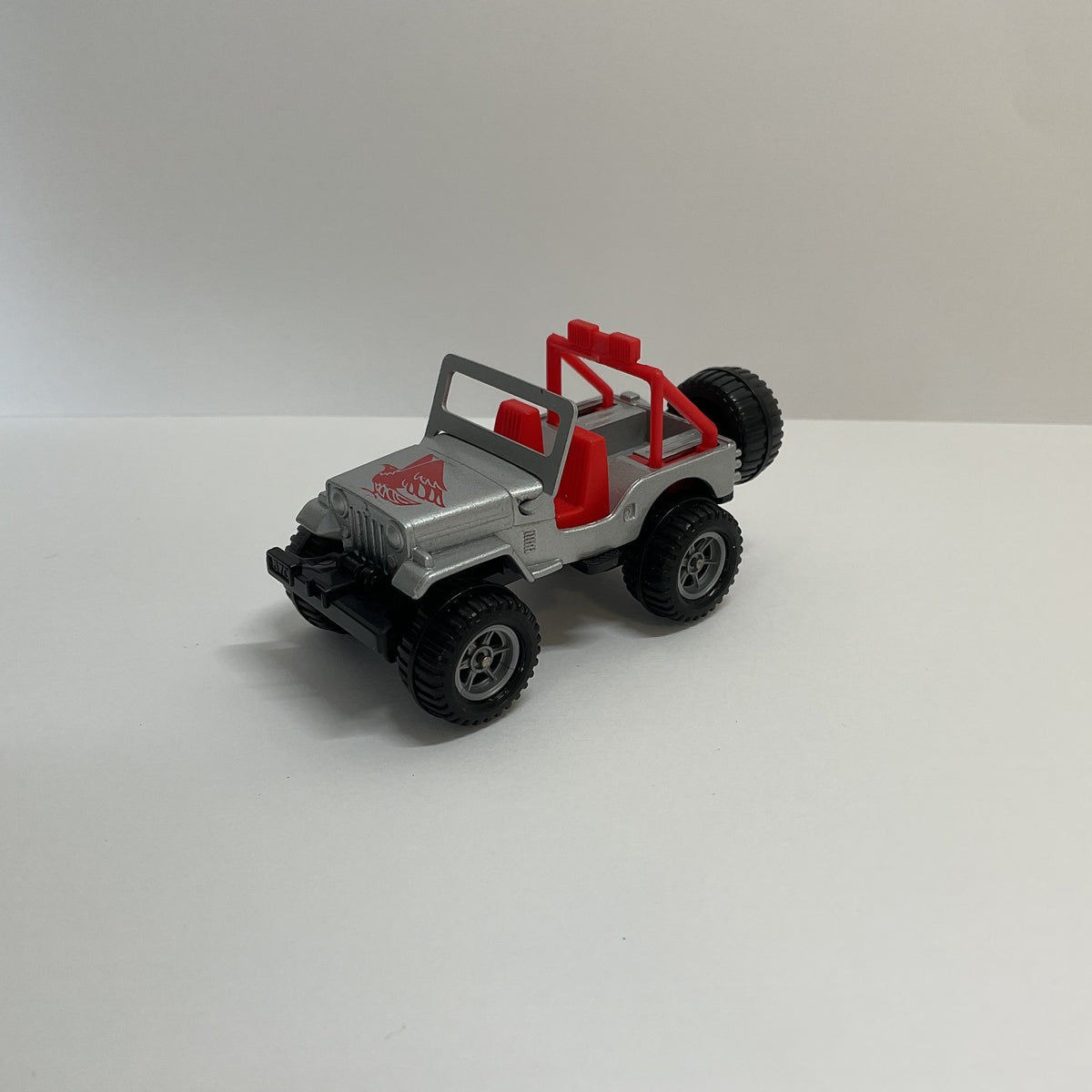1988 Takara Tomy Tomica No.25 Mitsubishi Jeep Bigfoot Silver Made In Japan