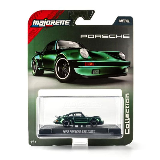 Majorette Collection 1975 Porsche 930 Turbo Green 1:64 Die-Cast Model Car