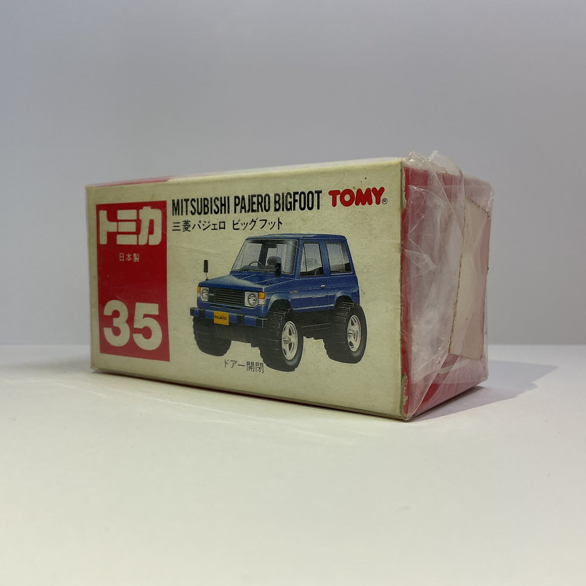 1991 Takara Tomy Tomica No.35 Mitsubishi Pajero Bigfoot Blue Made in Japan
