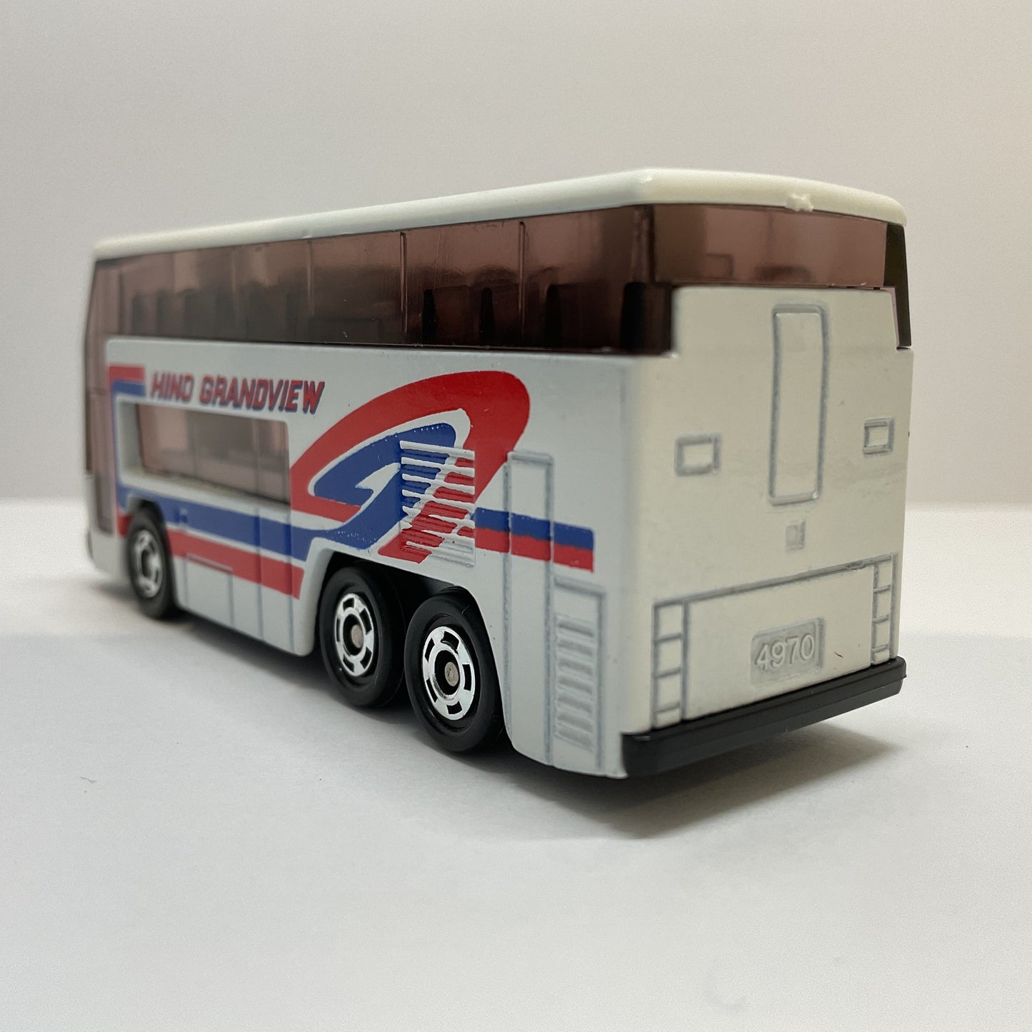 1986 Takara Tomy Tomica No.1 Hino Grandview Bus 1/154 Made In Japan