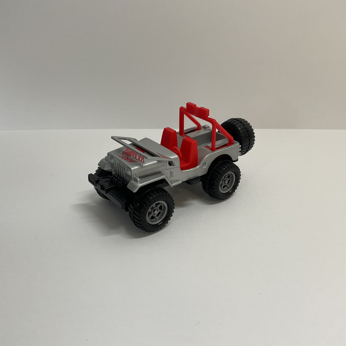 1988 Takara Tomy Tomica No.25 Mitsubishi Jeep Bigfoot Silver Made In Japan