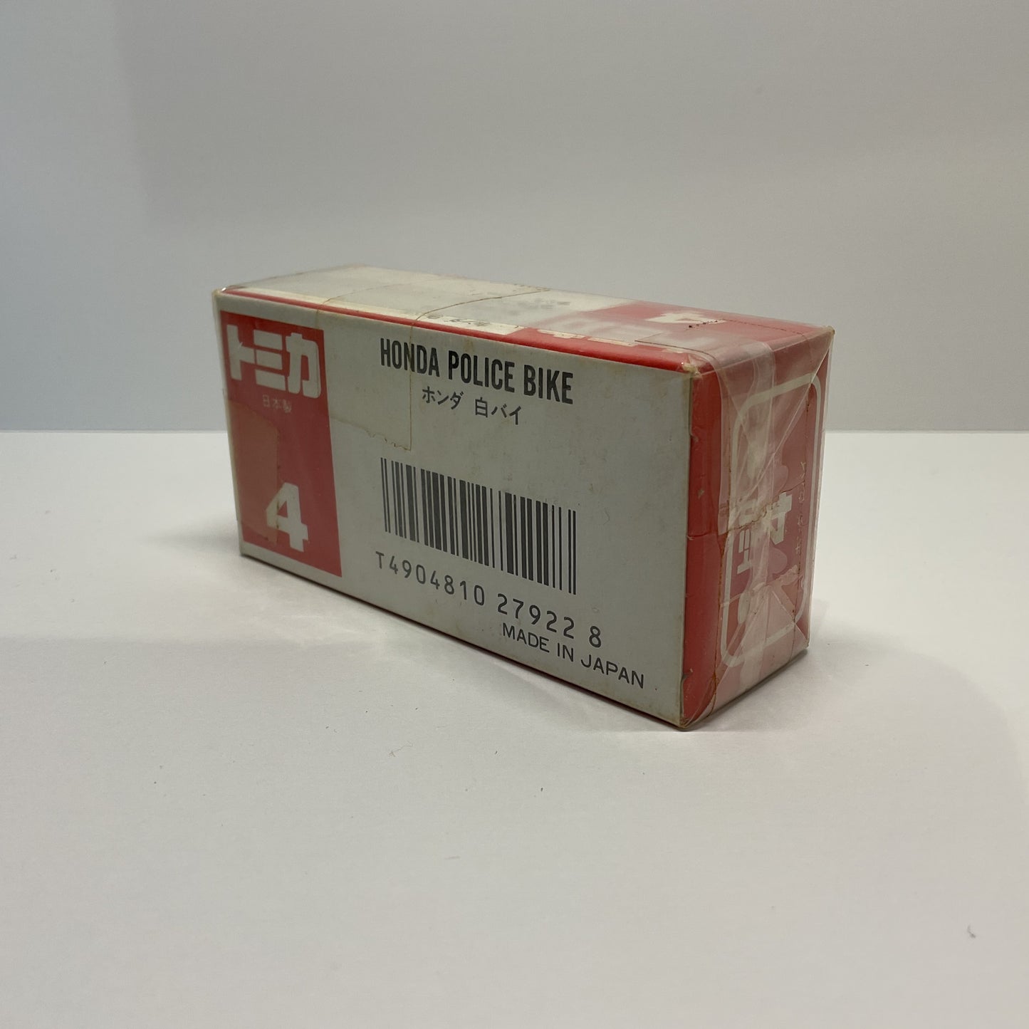 1988 Takara Tomy Tomica No.4 Honda Police Bike 1/34 Made In Japan
