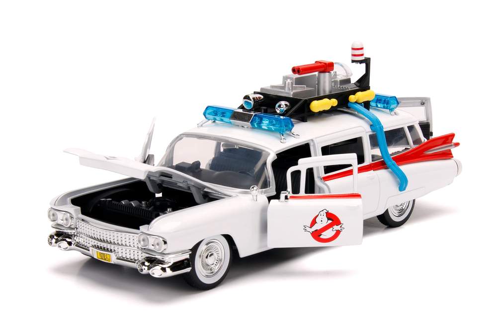 Jada Toys Hollywood Rides Ghostbusters ECTO-1 1:24 Die-Cast Model Car