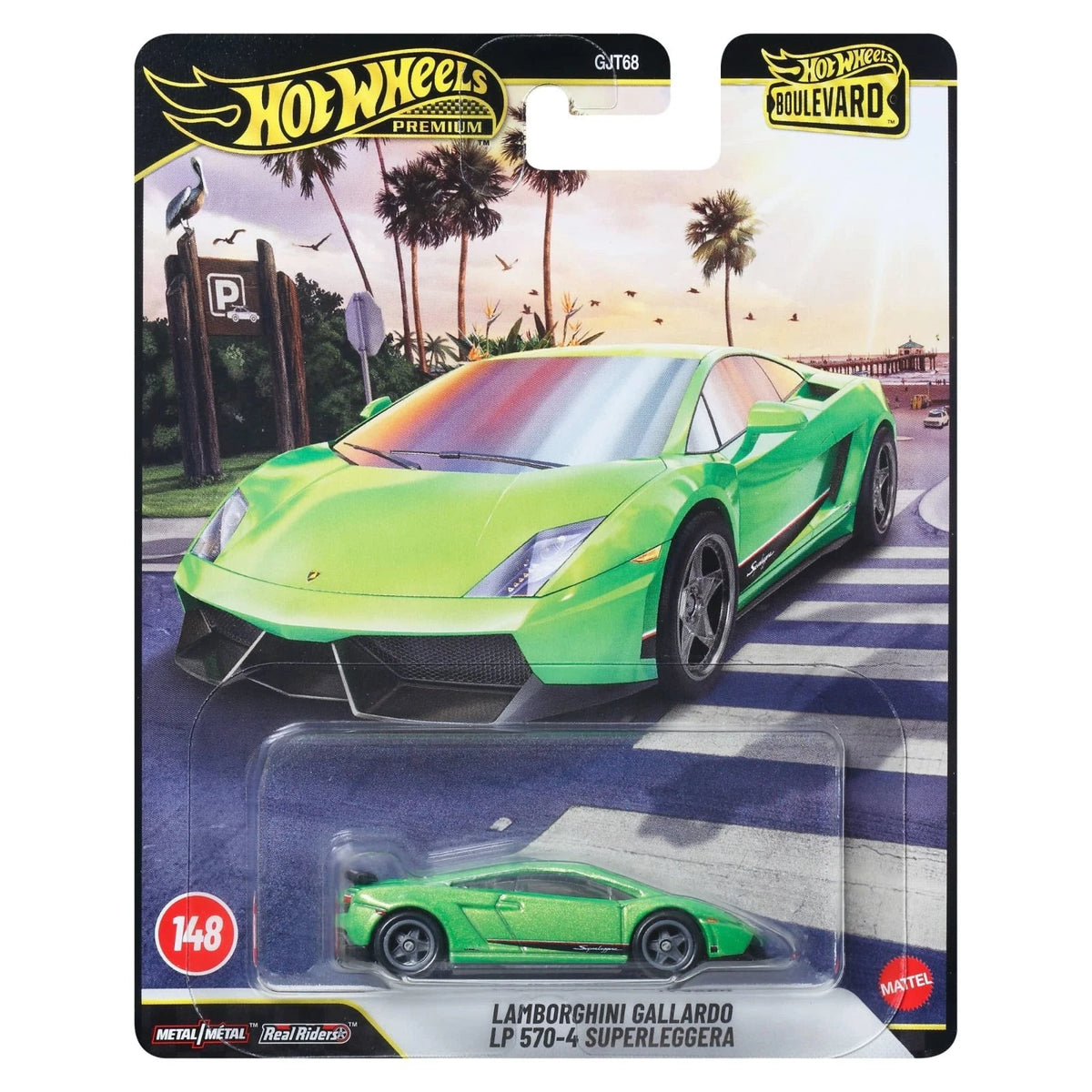 Hot Wheels Premium Boulevard Lamborghini Gallardo LP 570-4 Superleggera #148 1:64 Die-Cast Model Car