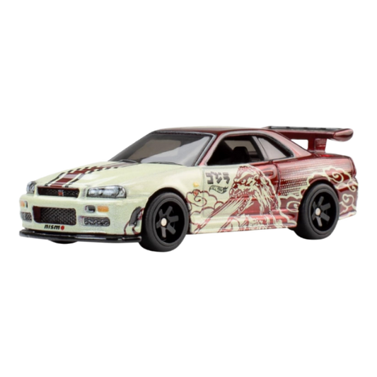 Hot Wheels Premium Pop Culture Godzilla Nissan Skyline GT-R (BNR34) Mattel