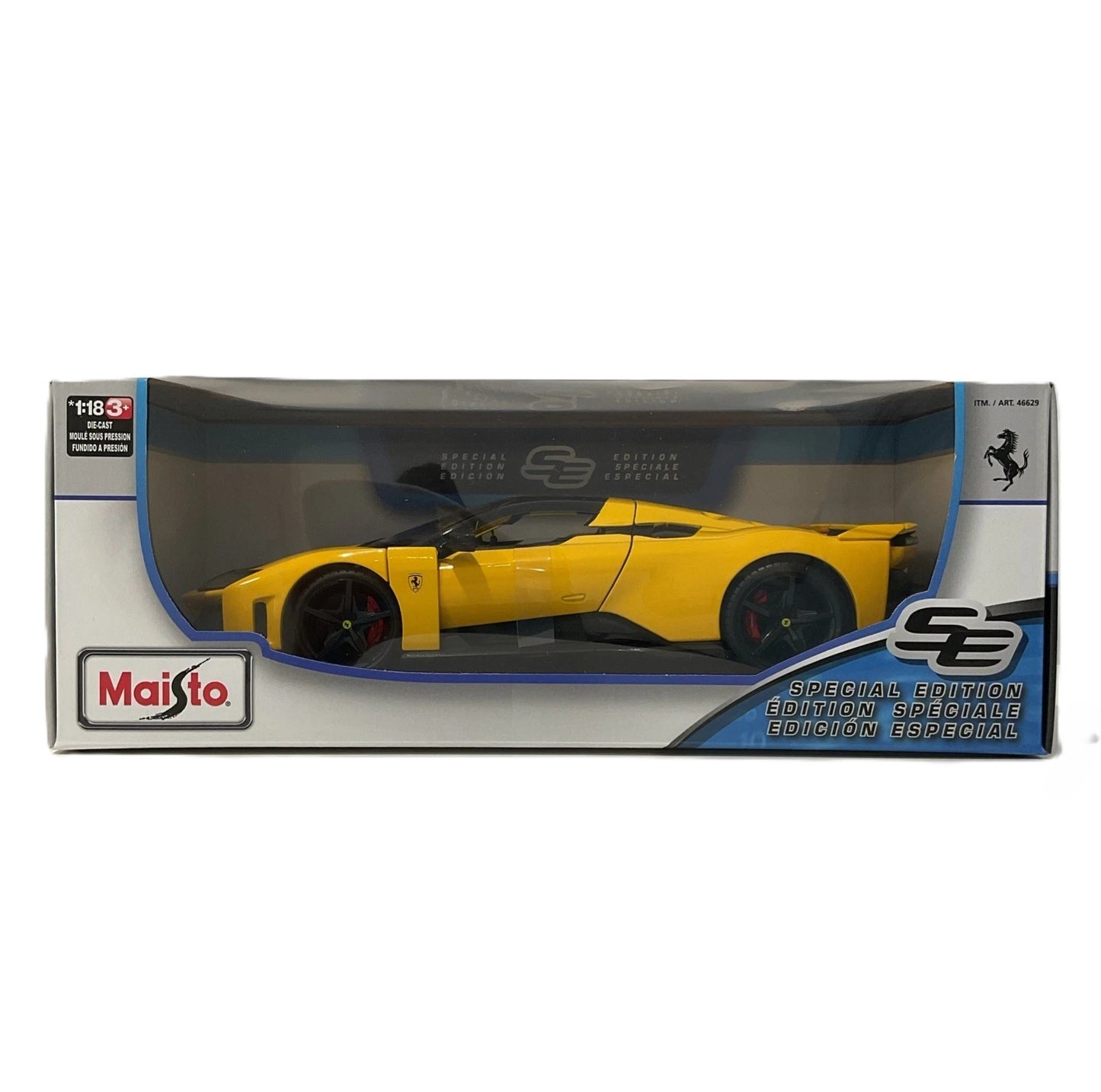 Maisto Special Edition 1:18 Ferrari F80 (Yellow) Die-Cast Model Car