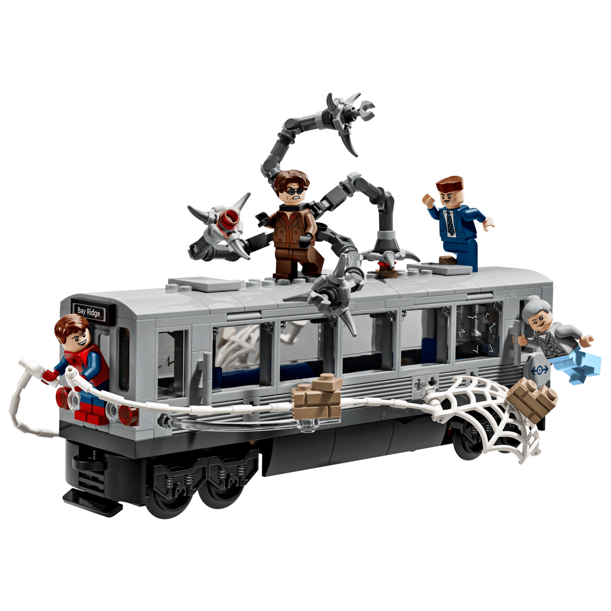 LEGO Marvel Spider-Man vs. Doc Ock Subway Train Scene 76321 Building Set