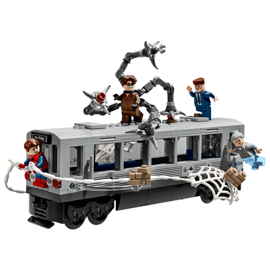 LEGO Marvel Spider-Man vs. Doc Ock Subway Train Scene 76321 Building Set