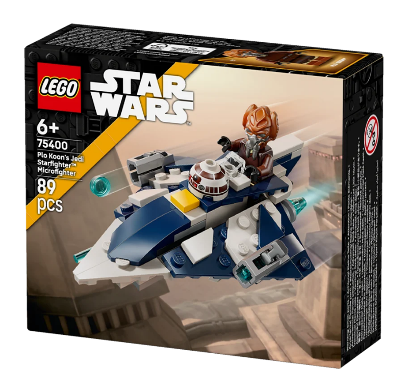 LEGO Star Wars Plo Koon's Jedi Starfighter Microfighter 75400 Building Set 89 Pieces