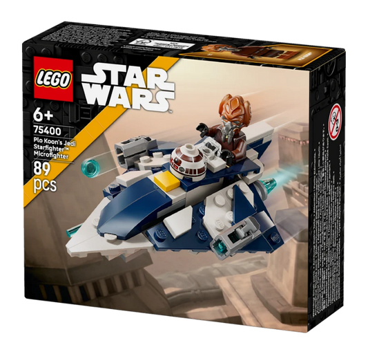 LEGO Star Wars Plo Koon's Jedi Starfighter Microfighter 75400 Building Set 89 Pieces