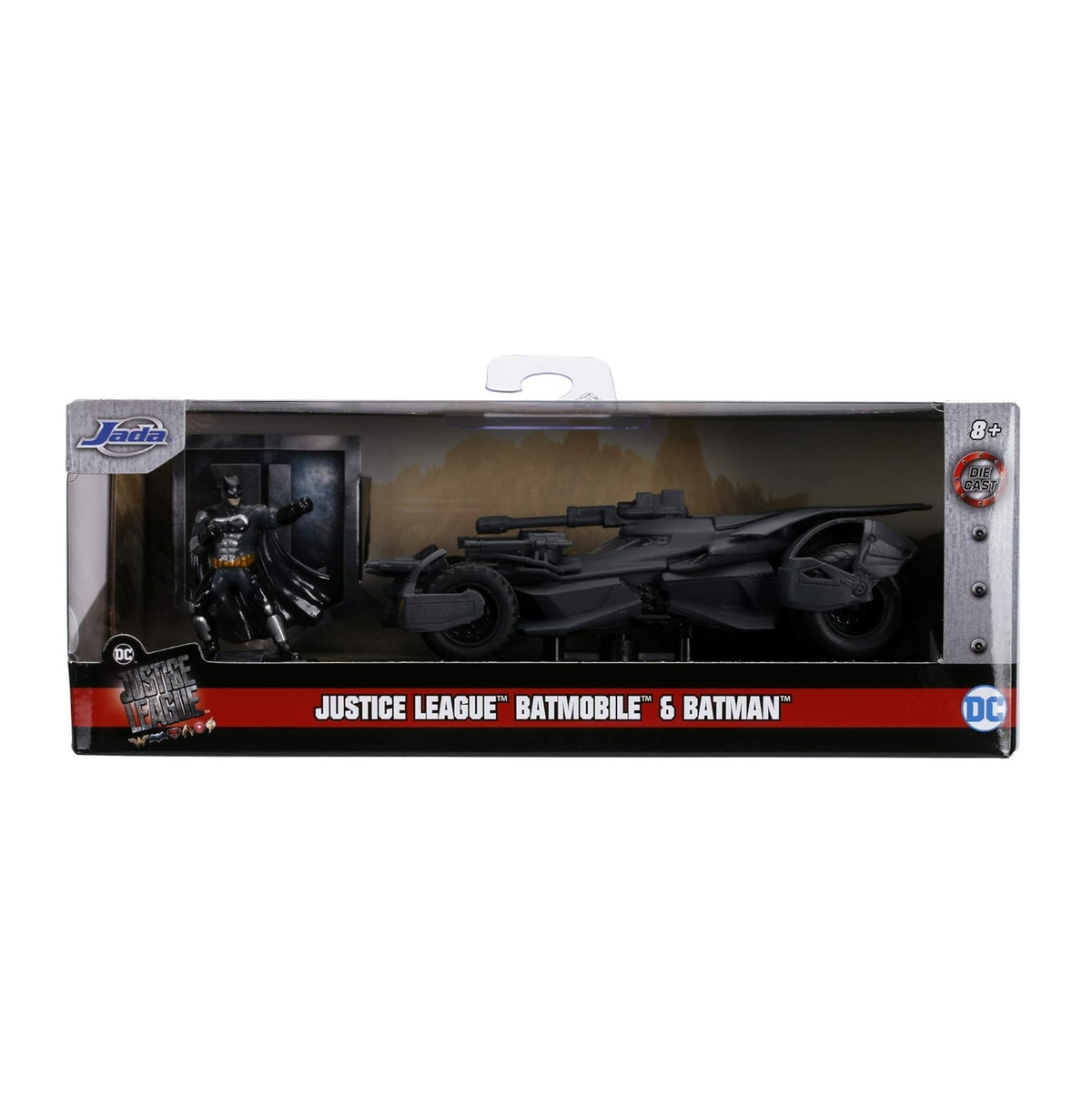 Jada Toys DC Justice League Batmobile & Batman 1:32 Die-Cast Model