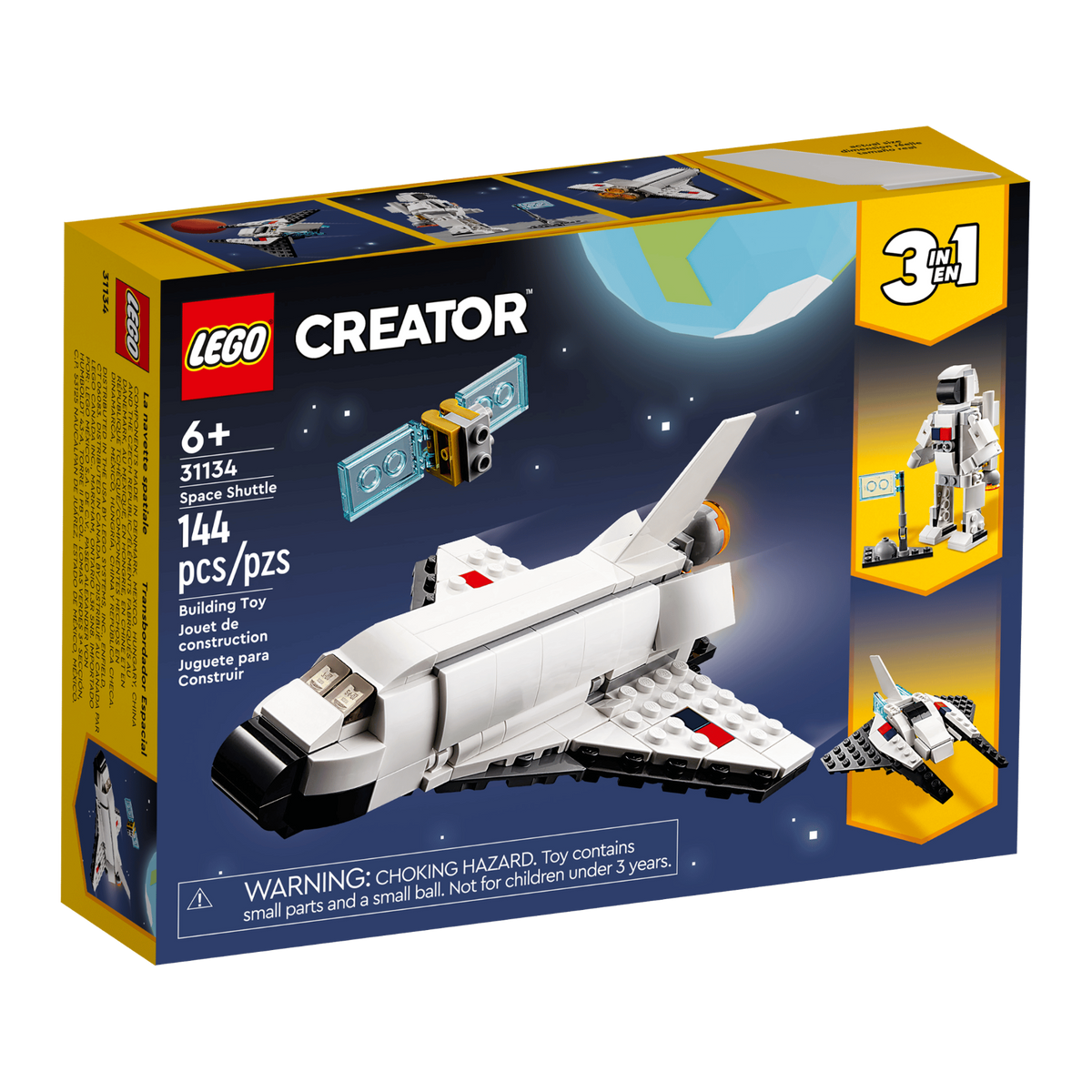 LEGO Creator 3-in-1 Space Shuttle 31134 Building Set