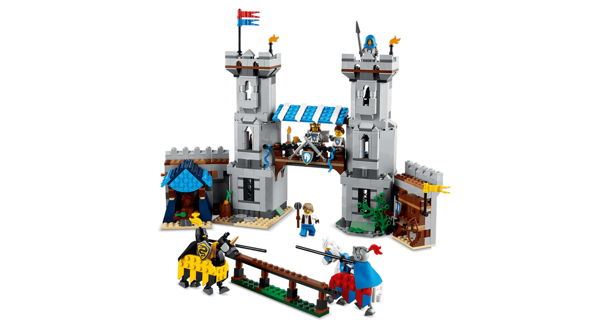 LEGO Creator 3-in-1 Medieval Horse Knight Castle 31168 Building Set