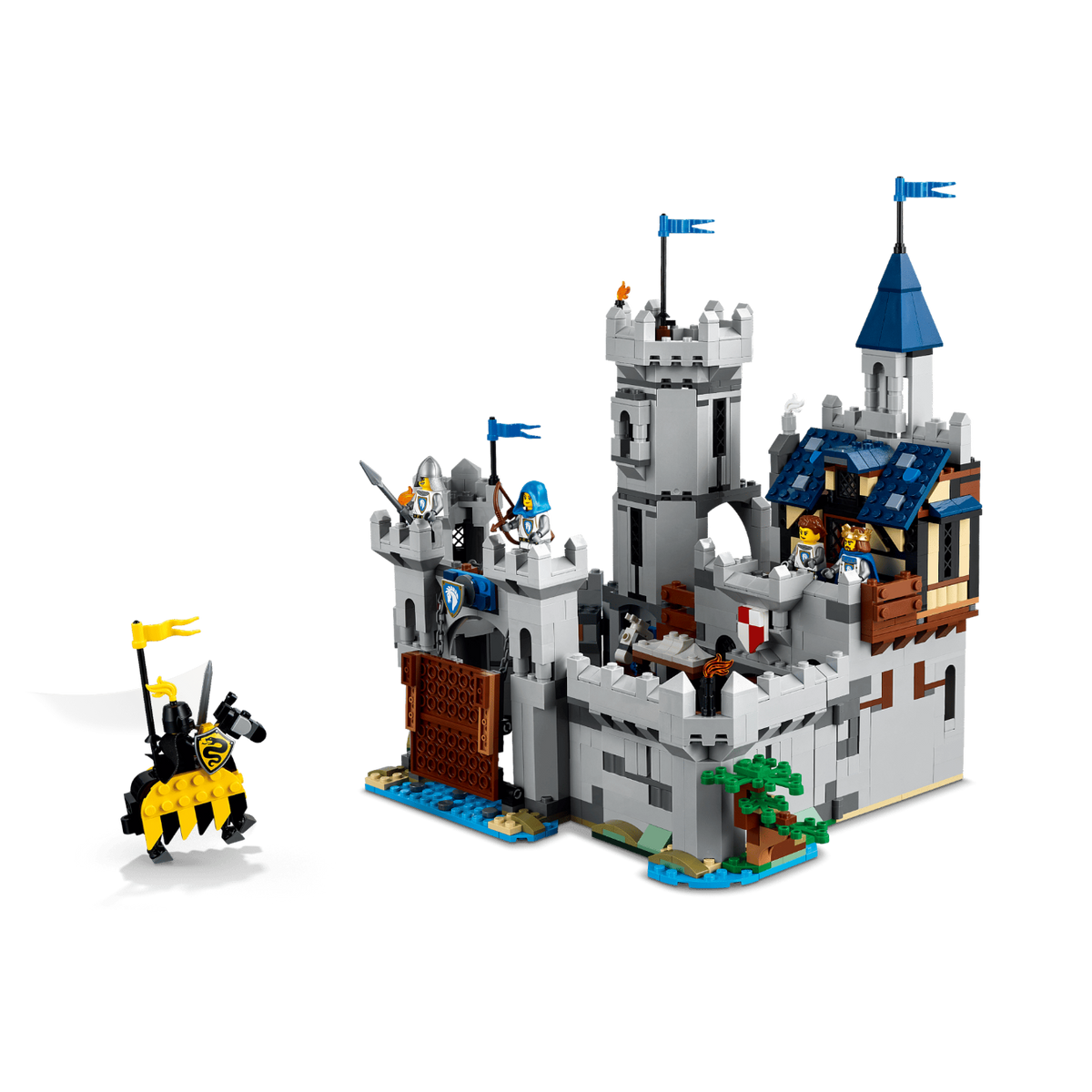 LEGO Creator 3-in-1 Medieval Horse Knight Castle 31168 Building Set