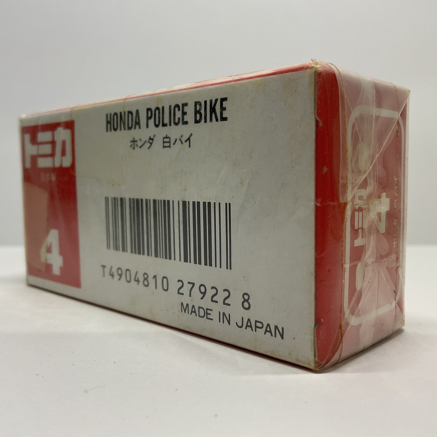 1988 Takara Tomy Tomica No.4 Honda Police Bike 1/34 Made In Japan