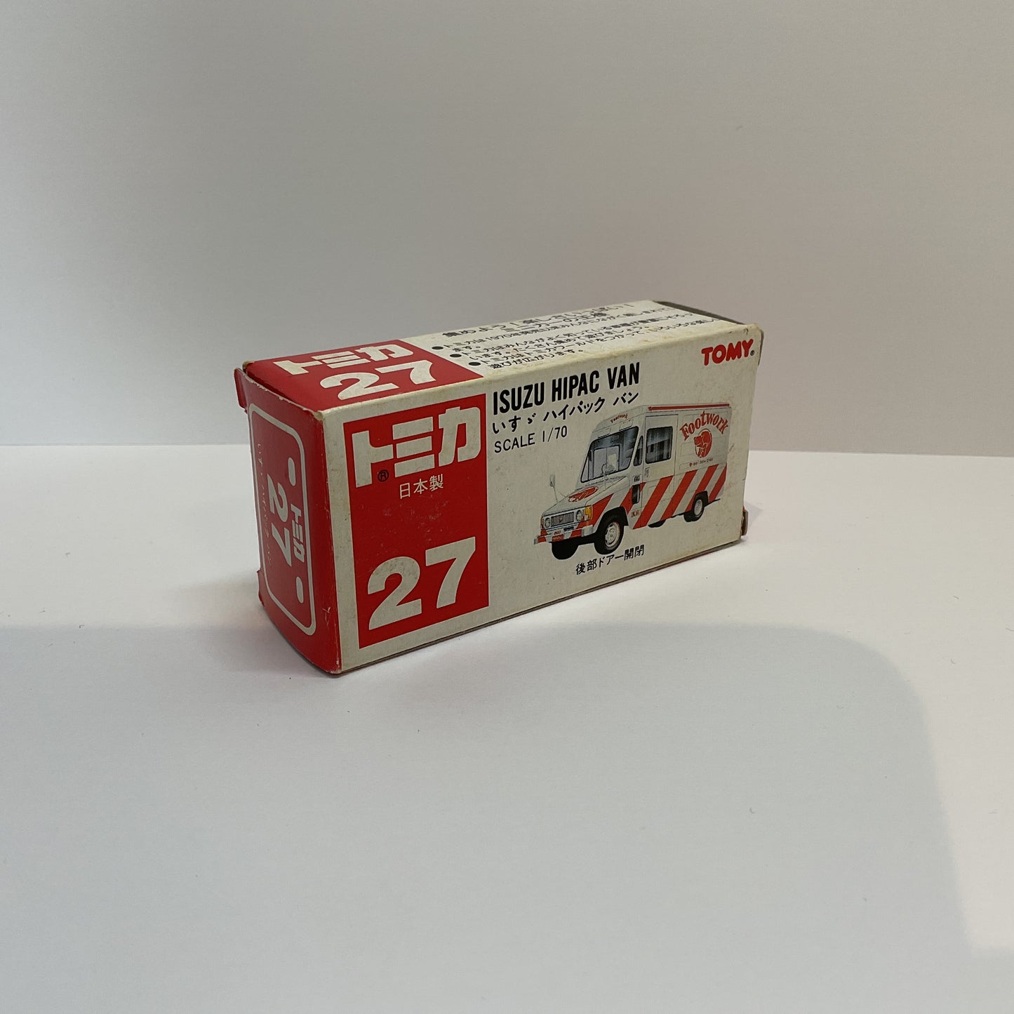 1985 Takara Tomy Tomica No.27 Isuzu Hipac Van 1/70 Made In Japan