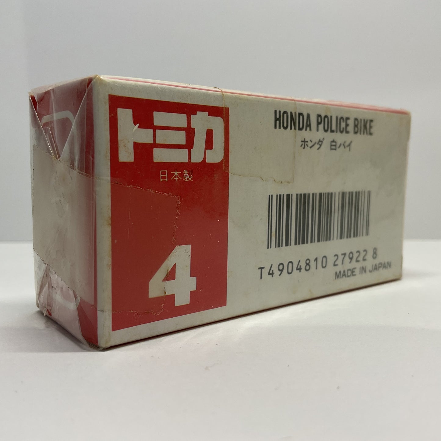 1988 Takara Tomy Tomica No.4 Honda Police Bike 1/34 Made In Japan