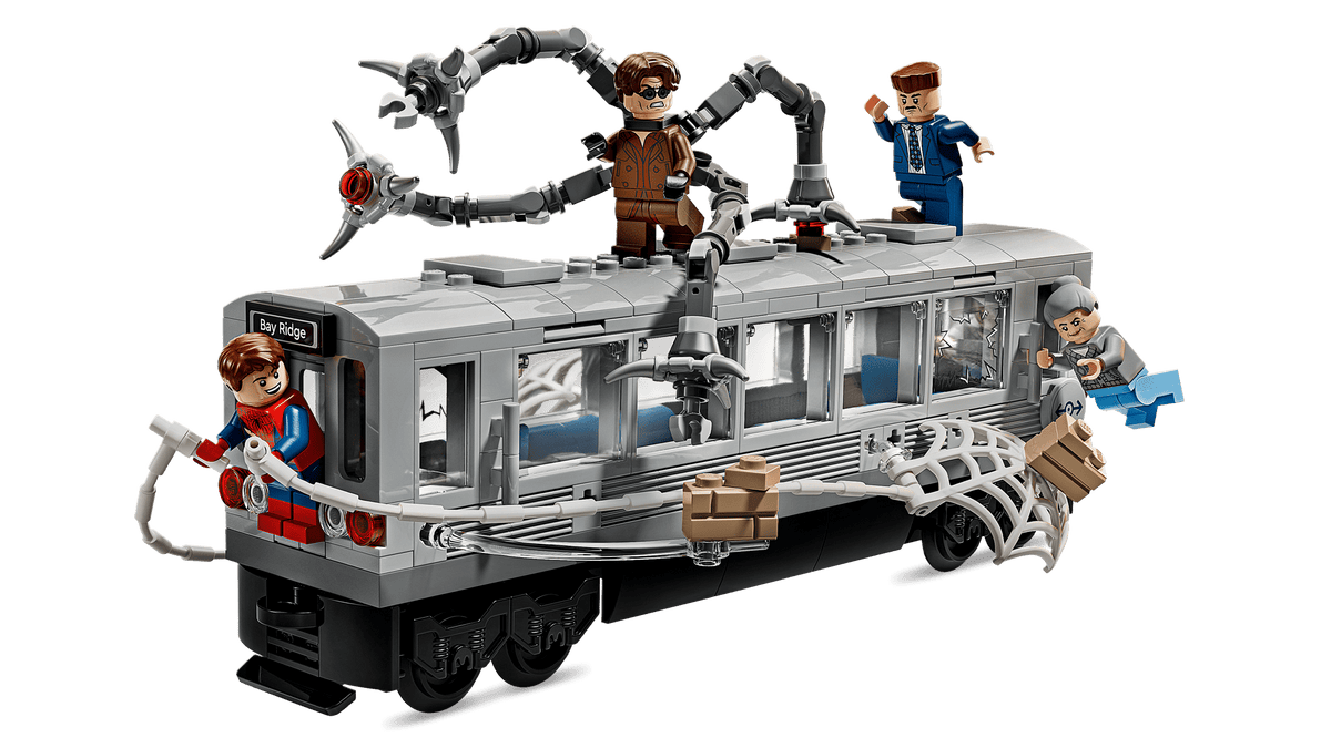 LEGO Marvel Spider-Man vs. Doc Ock Subway Train Scene 76321 Building Set