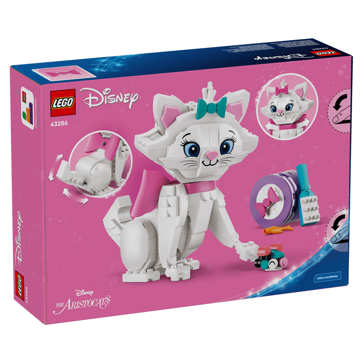 LEGO Disney The Aristocats Adorable Marie 43286 Building Set 369 Pieces