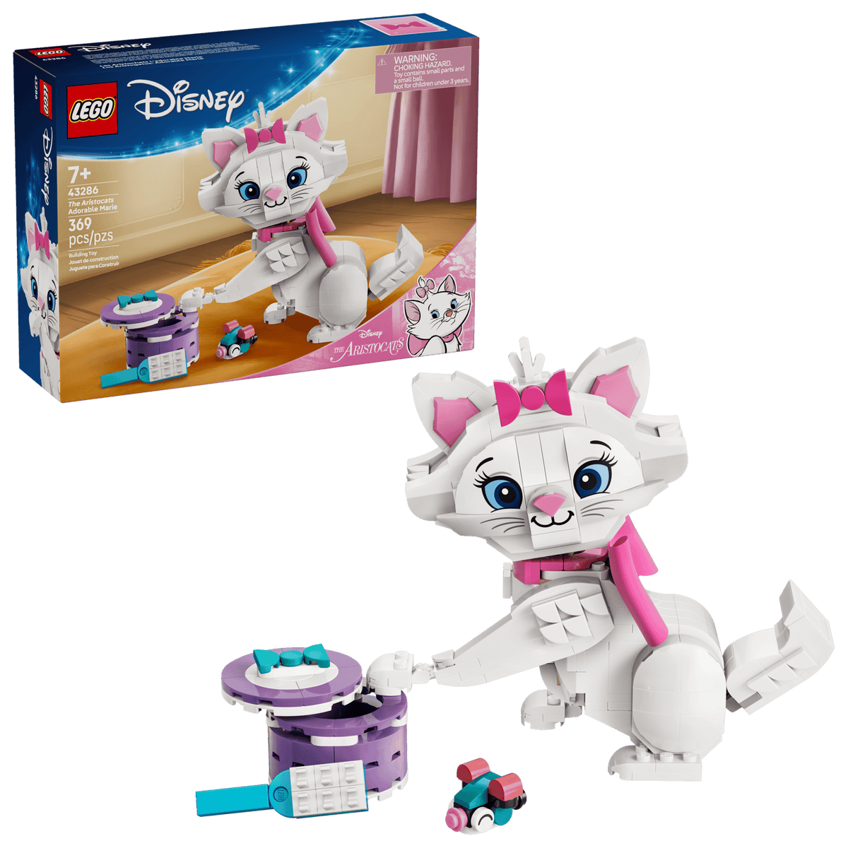 LEGO Disney The Aristocats Adorable Marie 43286 Building Set 369 Pieces