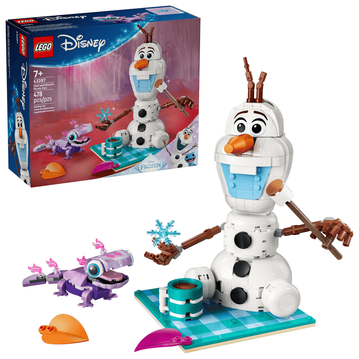 LEGO Disney Frozen Olaf and Bruni's Picnic Fun 43287 Building Set