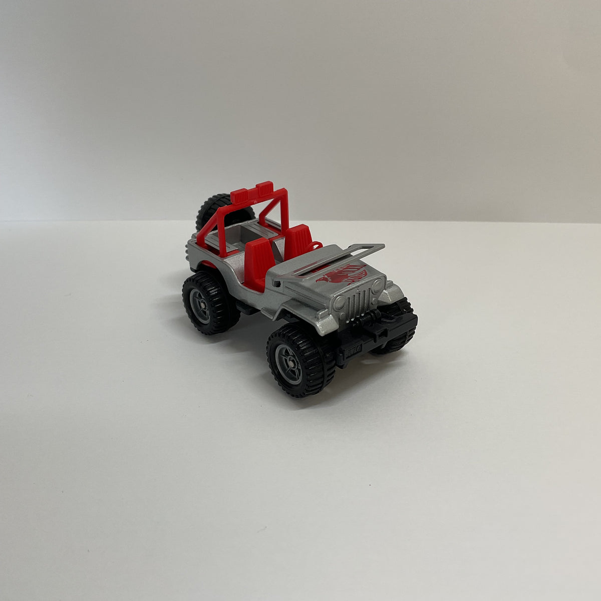 1988 Takara Tomy Tomica No.25 Mitsubishi Jeep Bigfoot Silver Made In Japan