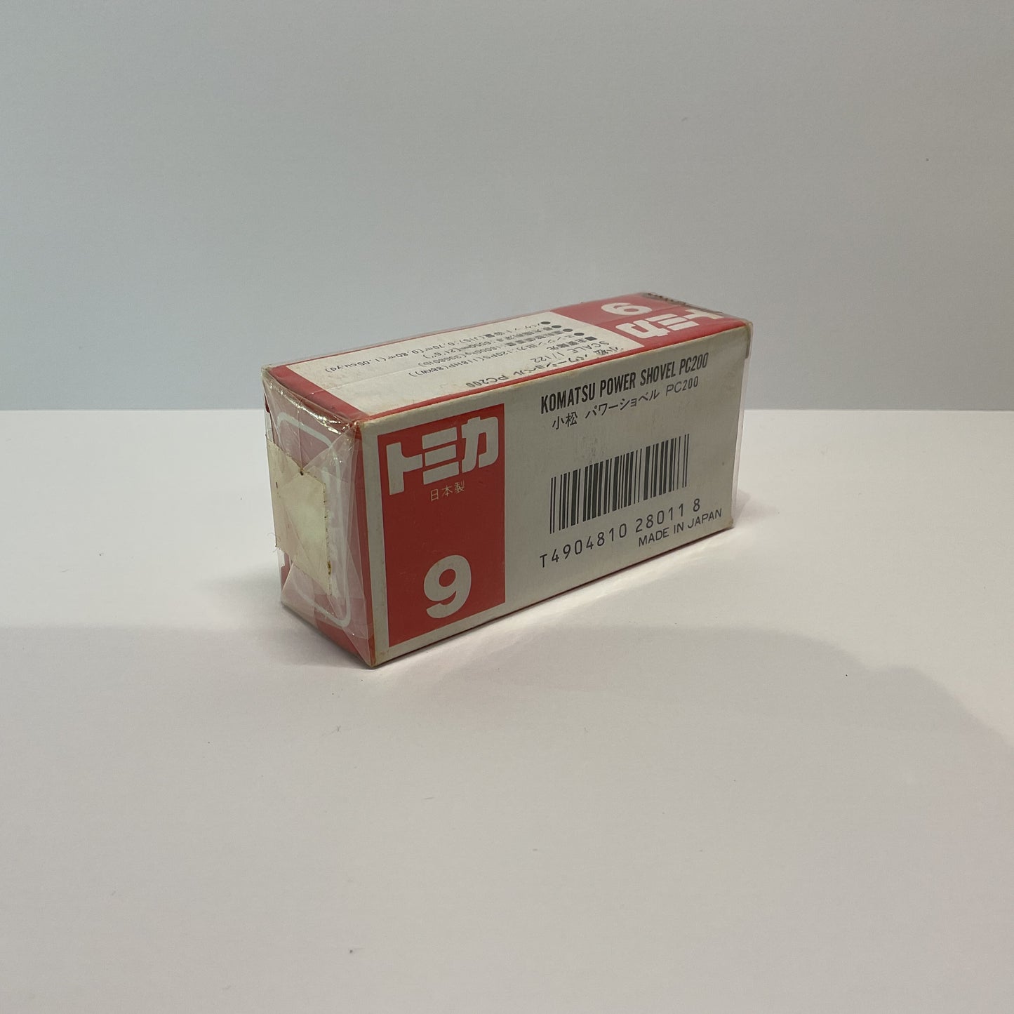 1981 Takara Tomy Tomica No.9 Komatsu Power Shovel PC200 1/122 Made In Japan