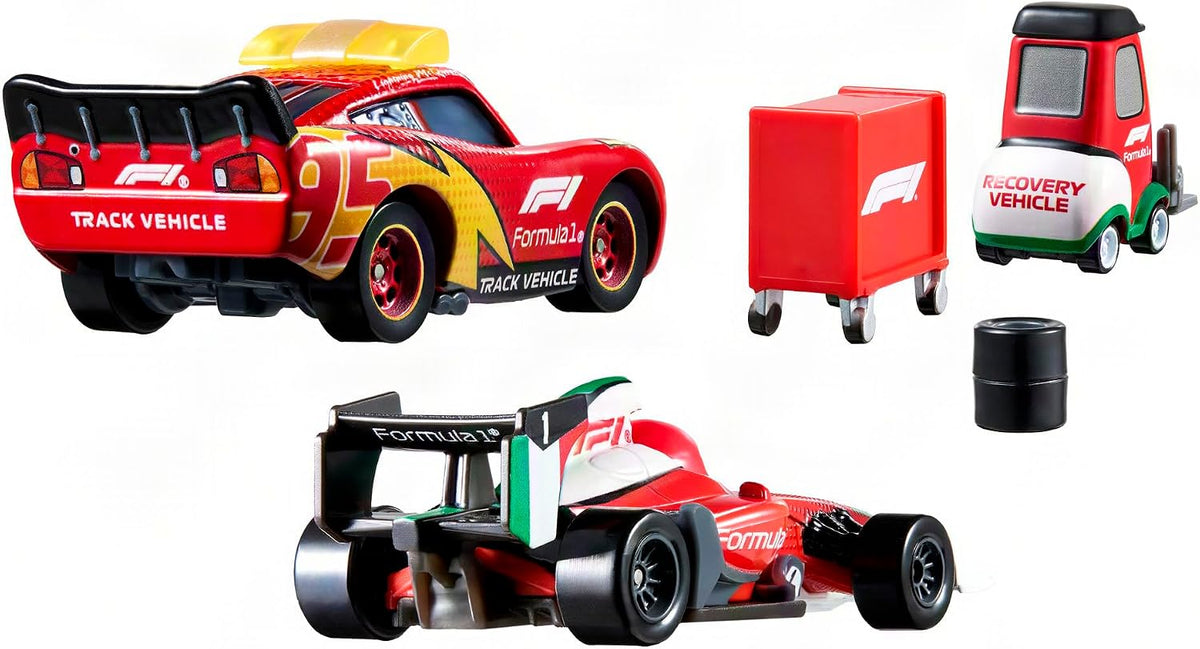 Mattel Disney Pixar Cars x Formula 1 Diecast 3-Car Set