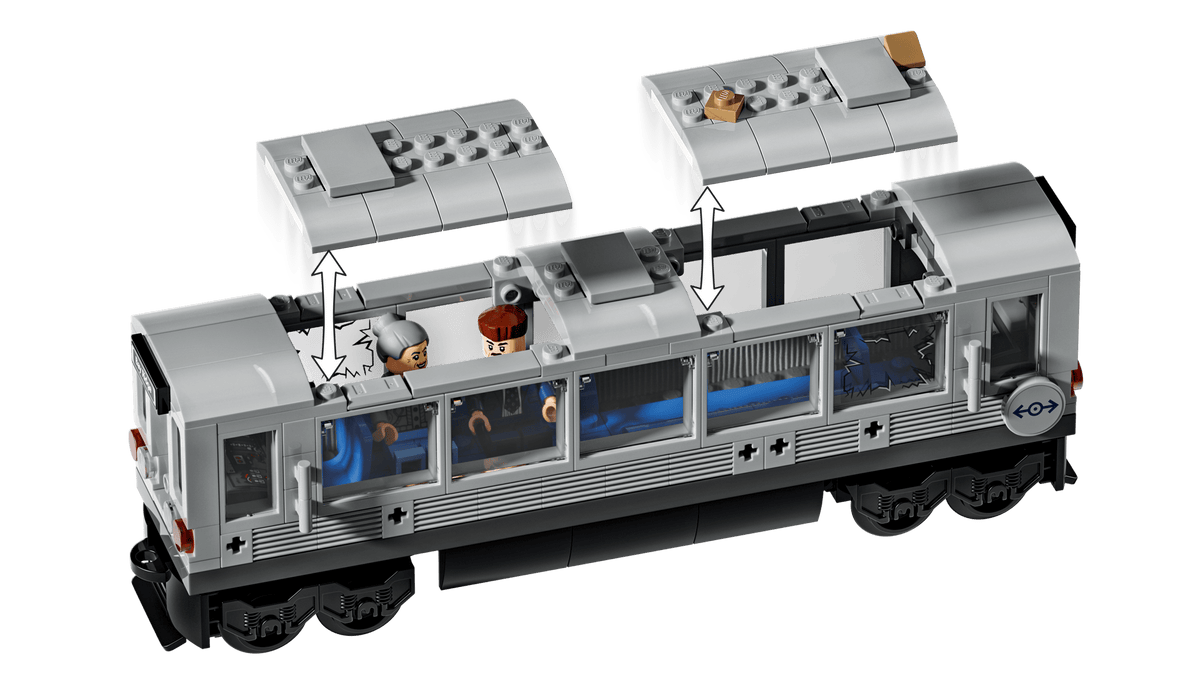 LEGO Marvel Spider-Man vs. Doc Ock Subway Train Scene 76321 Building Set