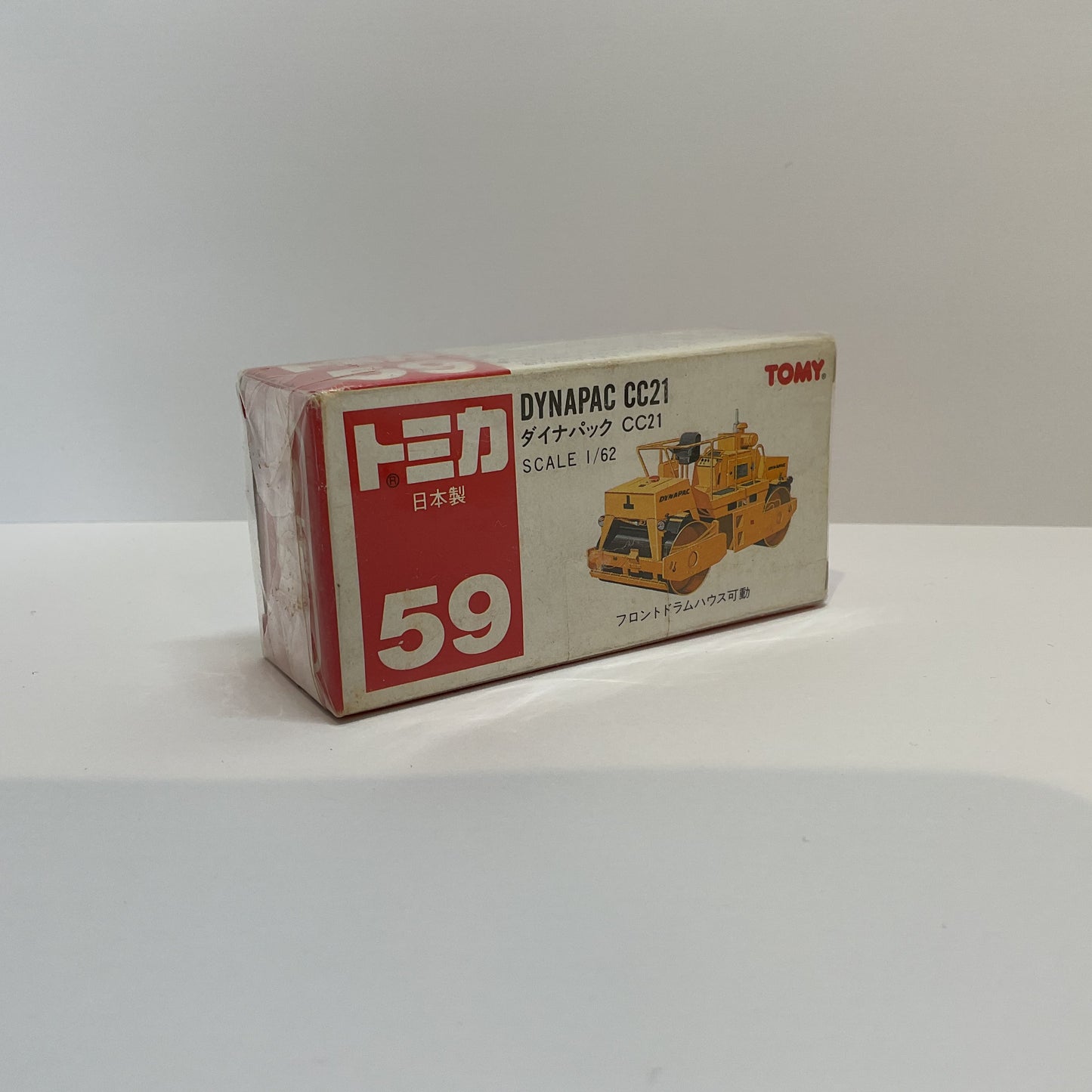 1983 Takara Tomy Tomica No.59 Dynapac CC21 1/62 Made In Japan