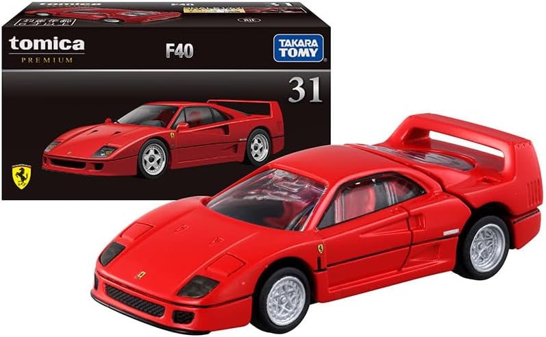 Takara Tomy Tomica Premium No. 31 Ferrari F40 (Red) 1/62
