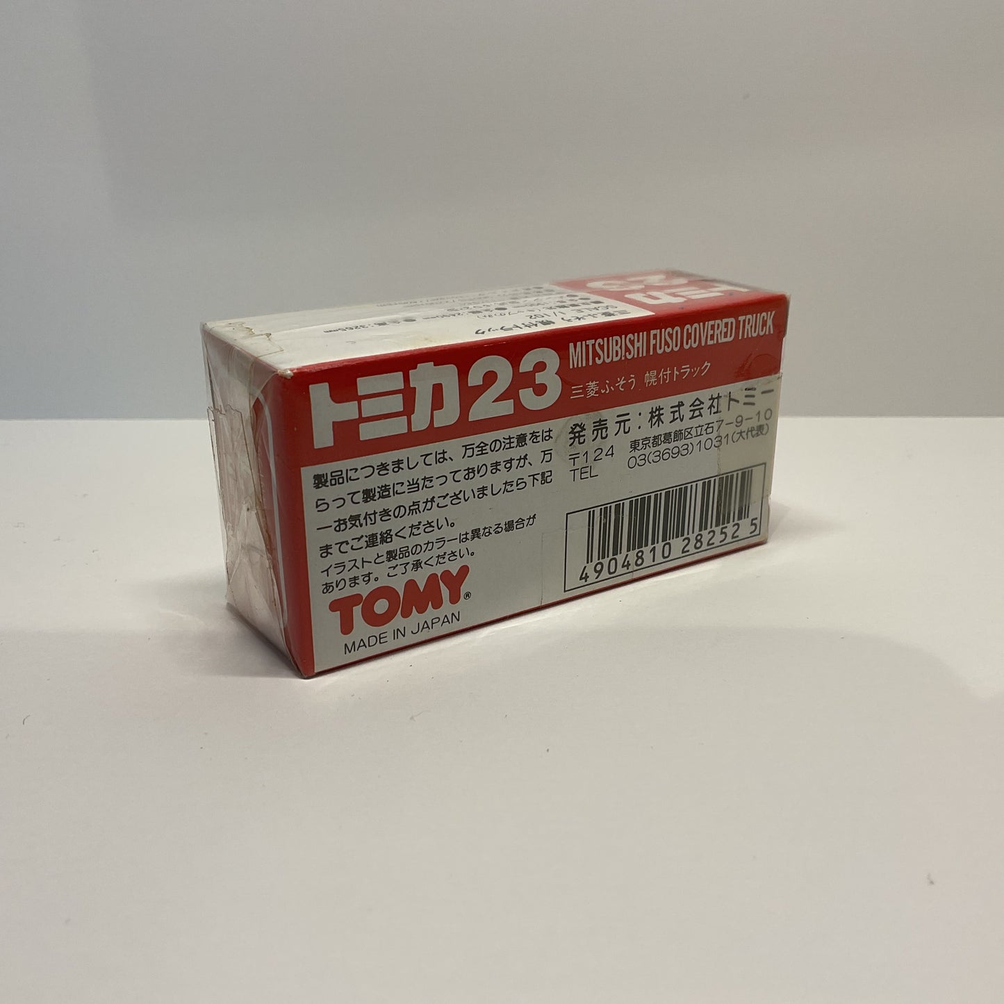 1990 Takara Tomy Tomica No.23 Mitsubishi Fuso Covered Truck 1/102 Made In Japan