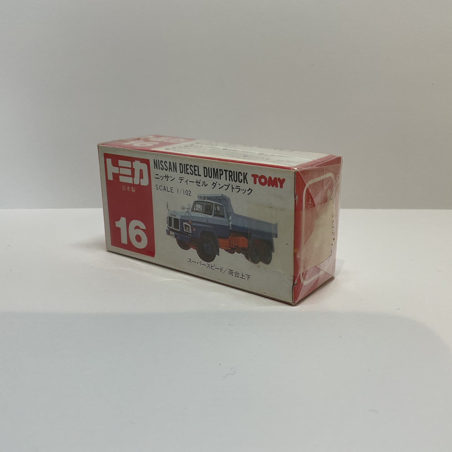 1974 Takara Tomy Tomica No.16 Nissan Diesel Dump Truck 1/102 Made In Japan