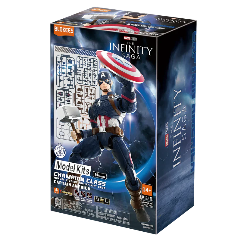 Blokees Marvel Infinity Saga Champion Class 03 Captain America Model Kit