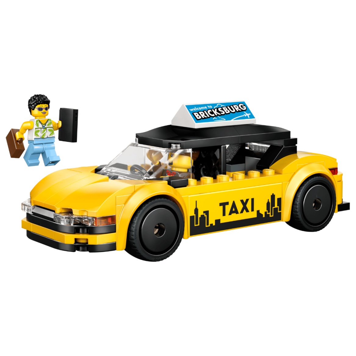 LEGO City Yellow Taxi 60487 Building Set 122 Pieces