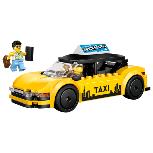 LEGO City Yellow Taxi 60487 Building Set 122 Pieces