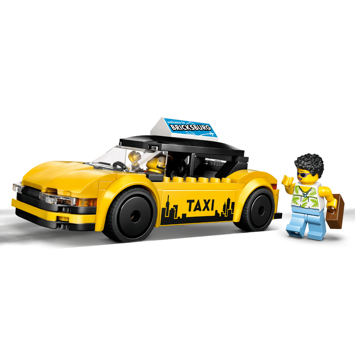 LEGO City Yellow Taxi 60487 Building Set 122 Pieces